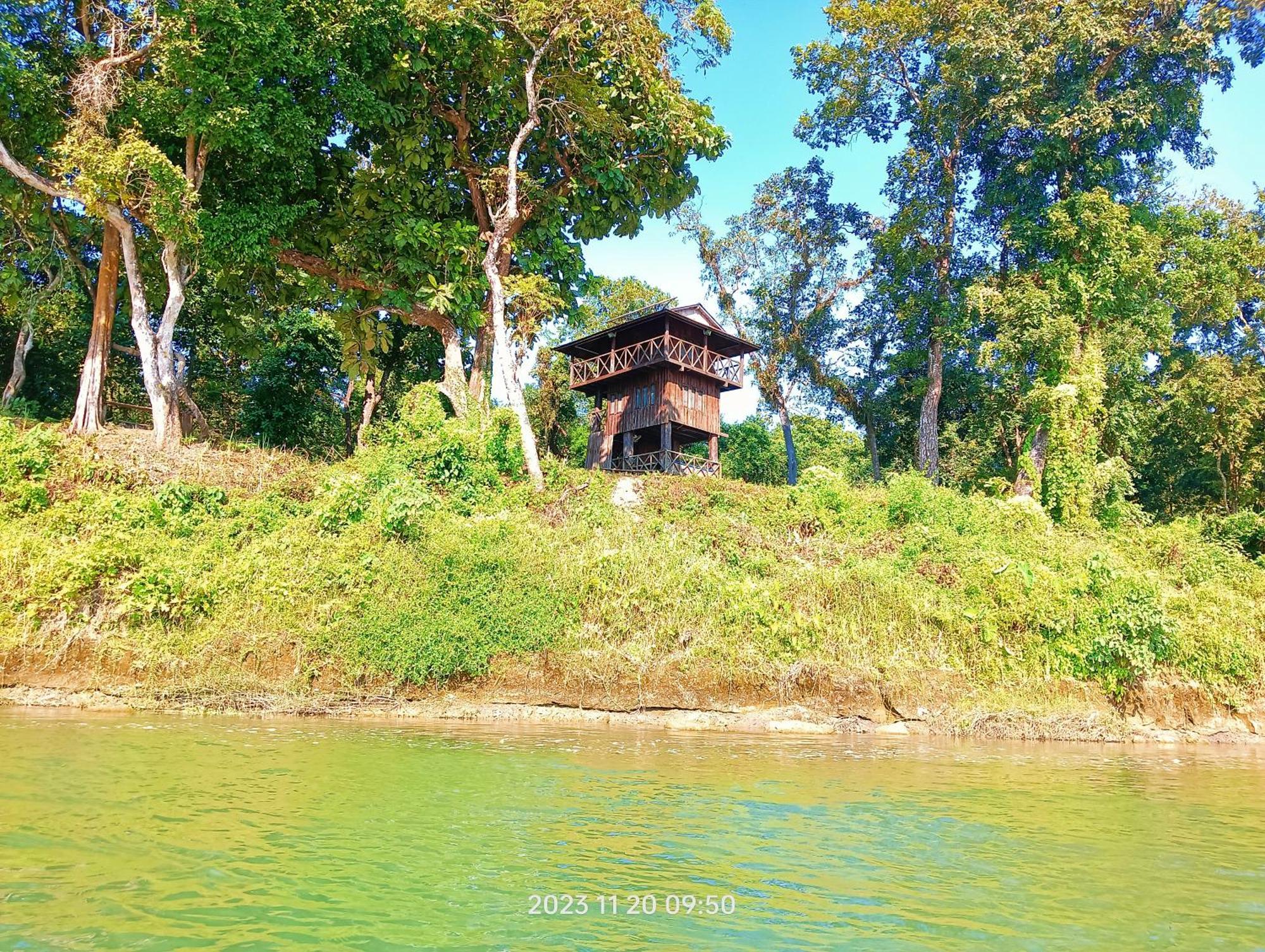 Hotel Butterfly Sauraha Exterior foto